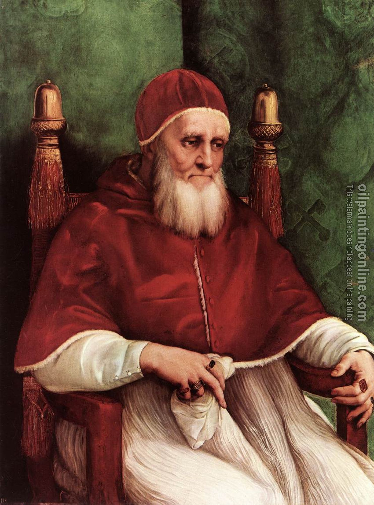 Raphael - Portrait of Julius II, London